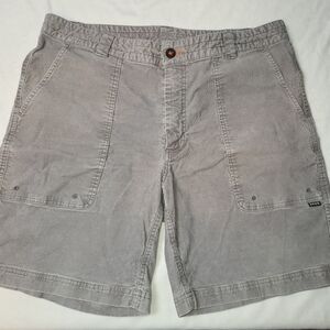 Howler Bros Cornerstone Corduroy Shorts Men's‎ Size 38 Gray